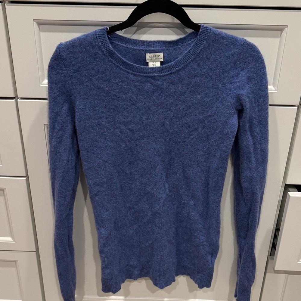 Blue Cashmere Sweater